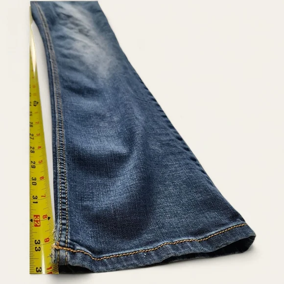 Wrangler Women's Boot Cut Jeans – Size 7/8 x 36 | Denim Mid-Rise Western Fit - Picture 6 of 8